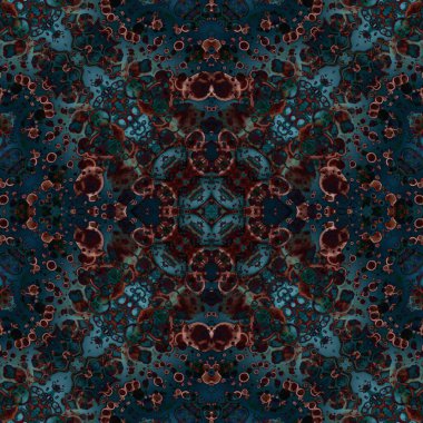 Kusursuz kare soyut desen. Sanat dokusu. Sanat mandala. Simetrik desen