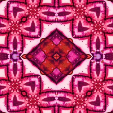 Kusursuz kare soyut desen. Sanat dokusu. Sanat mandala. Simetrik desen