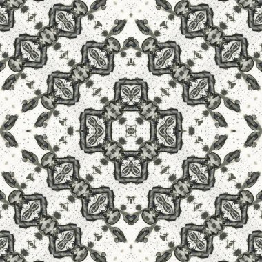 Kusursuz kare soyut desen. Sanat dokusu. Sanat mandala. Simetrik desen