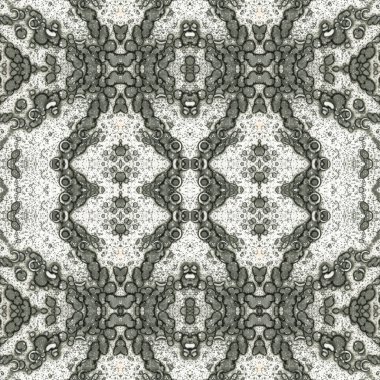 Kusursuz kare soyut desen. Sanat dokusu. Sanat mandala. Simetrik desen