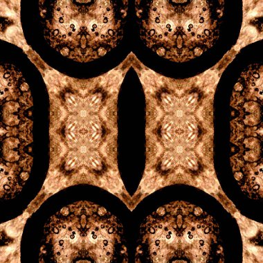 Kusursuz kare soyut desen. Sanat dokusu. Sanat mandala. Simetrik desen