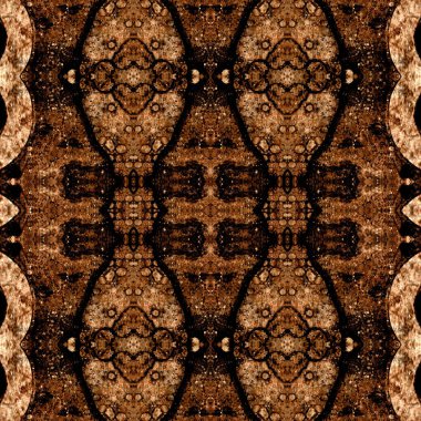 Kusursuz kare soyut desen. Sanat dokusu. Sanat mandala. Simetrik desen