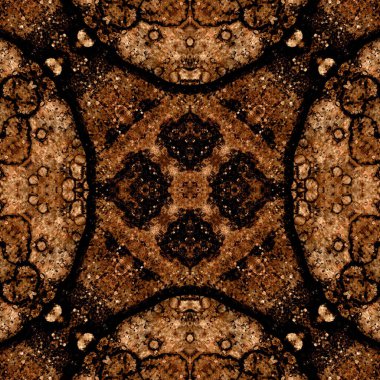 Kusursuz kare soyut desen. Sanat dokusu. Sanat mandala. Simetrik desen