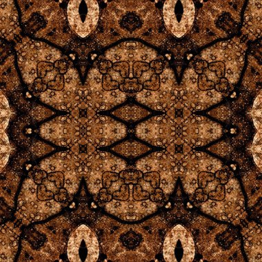 Kusursuz kare soyut desen. Sanat dokusu. Sanat mandala. Simetrik desen