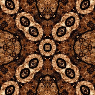 Kusursuz kare soyut desen. Sanat dokusu. Sanat mandala. Simetrik desen