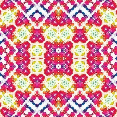 Kusursuz kare soyut desen. Sanat dokusu. Sanat mandala. Simetrik desen