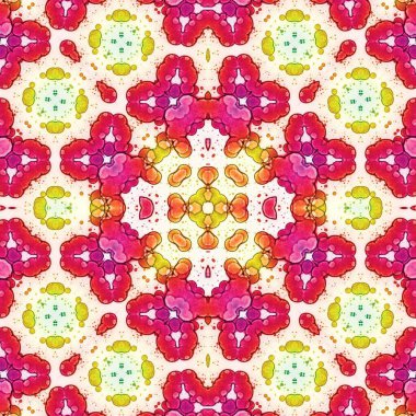 Kusursuz kare soyut desen. Sanat dokusu. Sanat mandala. Simetrik desen