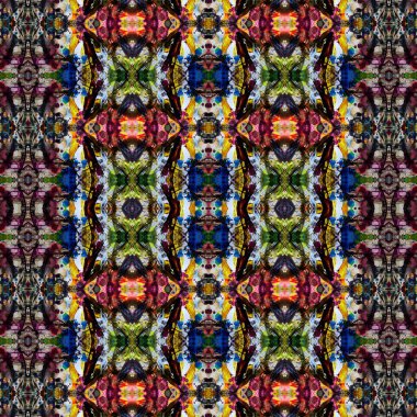 Kusursuz kare soyut desen. Sanat dokusu. Sanat mandala. Simetrik desen