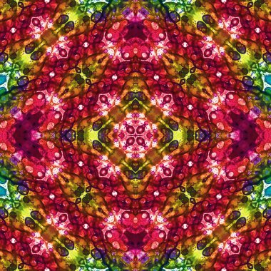 Kusursuz kare soyut desen. Sanat dokusu. Sanat mandala. Simetrik desen