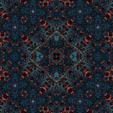 Kusursuz kare soyut desen. Sanat dokusu. Sanat mandala. Simetrik desen