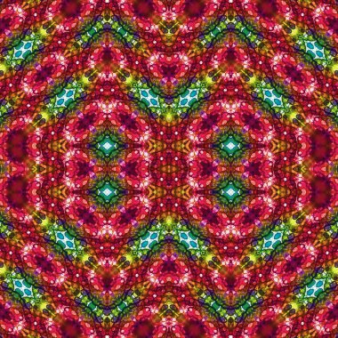 Kusursuz kare soyut desen. Sanat dokusu. Sanat mandala. Simetrik desen