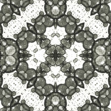 Kusursuz kare soyut desen. Sanat dokusu. Sanat mandala. Simetrik desen