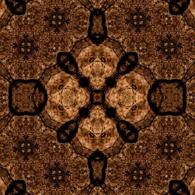 Kusursuz kare soyut desen. Sanat dokusu. Sanat mandala. Simetrik desen