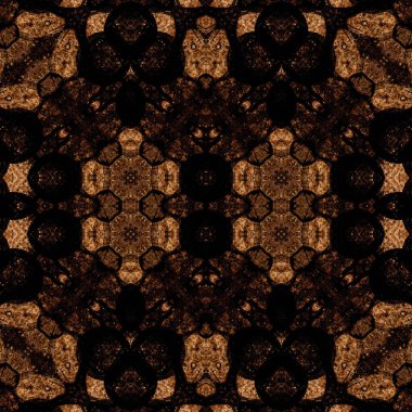 Kusursuz kare soyut desen. Sanat dokusu. Sanat mandala. Simetrik desen