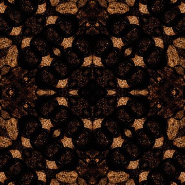 Kusursuz kare soyut desen. Sanat dokusu. Sanat mandala. Simetrik desen