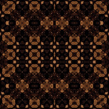 Kusursuz kare soyut desen. Sanat dokusu. Sanat mandala. Simetrik desen