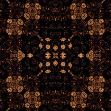 Kusursuz kare soyut desen. Sanat dokusu. Sanat mandala. Simetrik desen