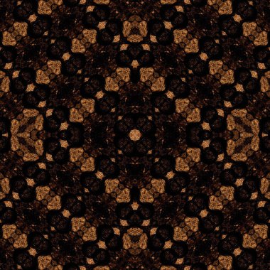 Kusursuz kare soyut desen. Sanat dokusu. Sanat mandala. Simetrik desen