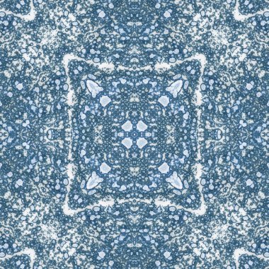 Kusursuz kare soyut desen. Sanat dokusu. Sanat mandala. Simetrik desen