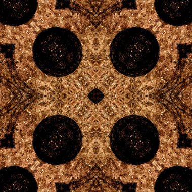 Kusursuz kare soyut desen. Sanat dokusu. Sanat mandala. Simetrik desen