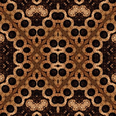 Kusursuz kare soyut desen. Sanat dokusu. Sanat mandala. Simetrik desen