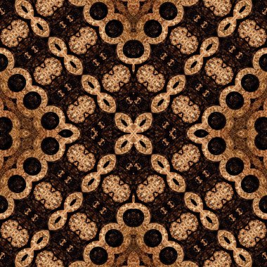 Kusursuz kare soyut desen. Sanat dokusu. Sanat mandala. Simetrik desen