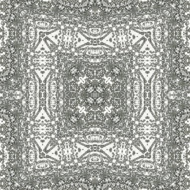 Kusursuz kare soyut desen. Sanat dokusu. Sanat mandala. Simetrik desen