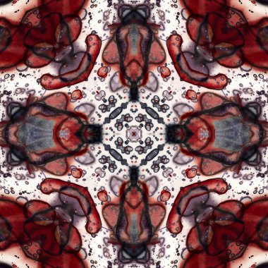 Kusursuz kare soyut desen. Sanat dokusu. Sanat mandala. Simetrik desen