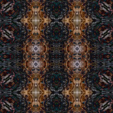 Kusursuz kare soyut desen. Sanat dokusu. Sanat mandala. Simetrik desen