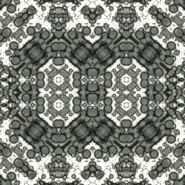 Kusursuz kare soyut desen. Sanat dokusu. Sanat mandala. Simetrik desen