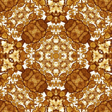 Kusursuz kare soyut desen. Sanat dokusu. Sanat mandala. Simetrik desen