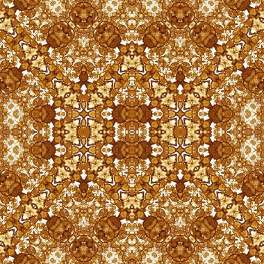 Kusursuz kare soyut desen. Sanat dokusu. Sanat mandala. Simetrik desen