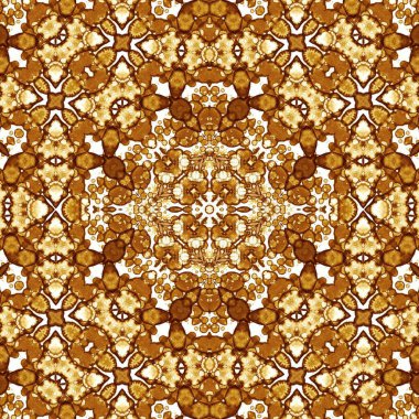 Kusursuz kare soyut desen. Sanat dokusu. Sanat mandala. Simetrik desen