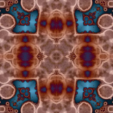 Kusursuz kare soyut desen. Sanat dokusu. Sanat mandala. Simetrik desen