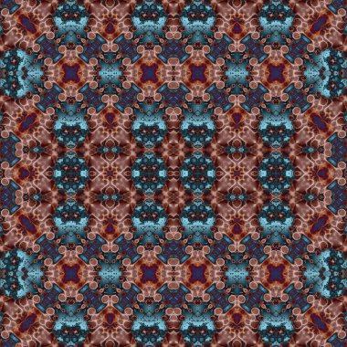 Kusursuz kare soyut desen. Sanat dokusu. Sanat mandala. Simetrik desen