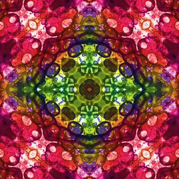 Kusursuz kare soyut desen. Sanat dokusu. Sanat mandala. Simetrik desen