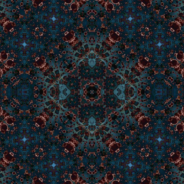 Kusursuz kare soyut desen. Sanat dokusu. Sanat mandala. Simetrik desen