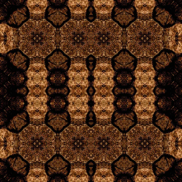 Kusursuz kare soyut desen. Sanat dokusu. Sanat mandala. Simetrik desen