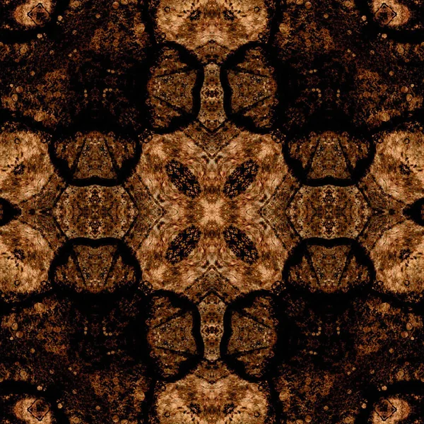 Kusursuz kare soyut desen. Sanat dokusu. Sanat mandala. Simetrik desen