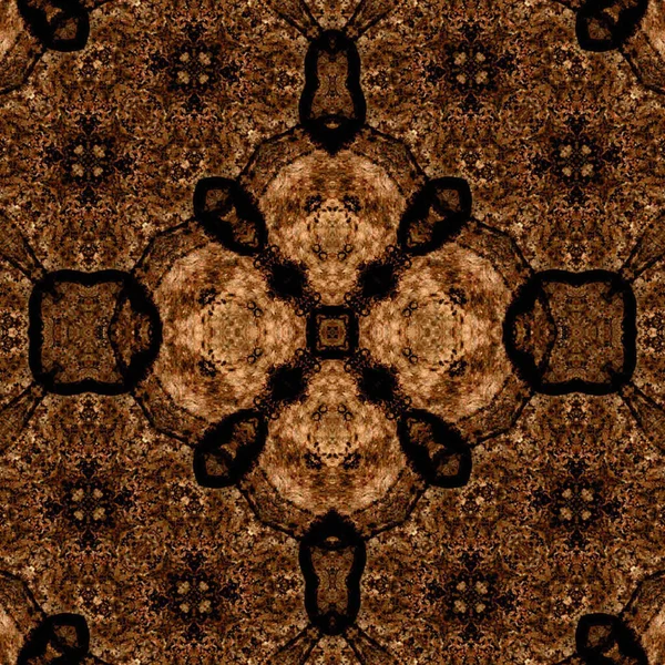 Kusursuz kare soyut desen. Sanat dokusu. Sanat mandala. Simetrik desen