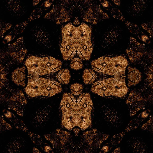 Kusursuz kare soyut desen. Sanat dokusu. Sanat mandala. Simetrik desen