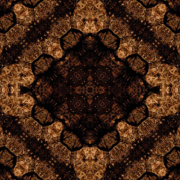 Kusursuz kare soyut desen. Sanat dokusu. Sanat mandala. Simetrik desen