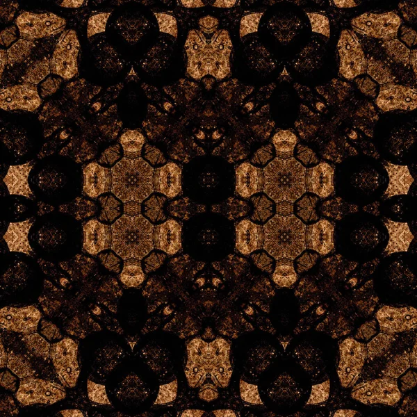 Kusursuz kare soyut desen. Sanat dokusu. Sanat mandala. Simetrik desen