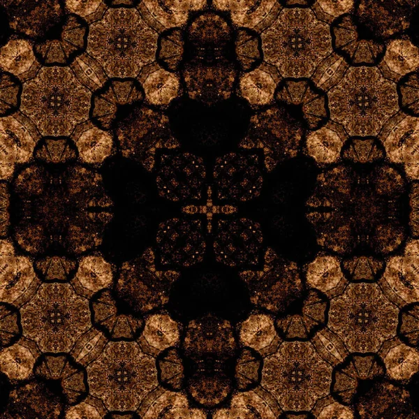 Kusursuz kare soyut desen. Sanat dokusu. Sanat mandala. Simetrik desen