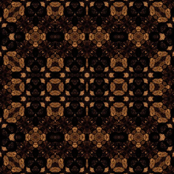 Kusursuz kare soyut desen. Sanat dokusu. Sanat mandala. Simetrik desen