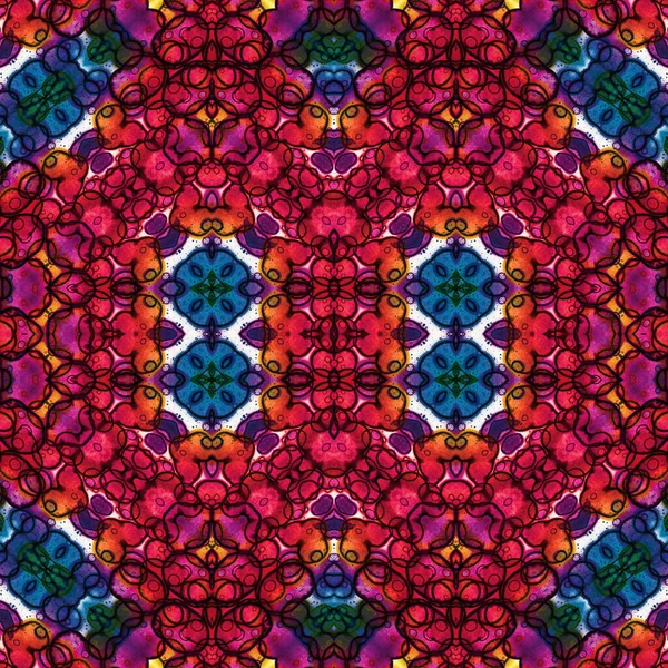 Kusursuz kare soyut desen. Sanat dokusu. Sanat mandala. Simetrik desen