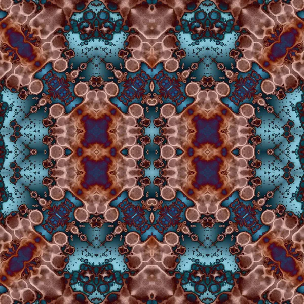 Kusursuz kare soyut desen. Sanat dokusu. Sanat mandala. Simetrik desen