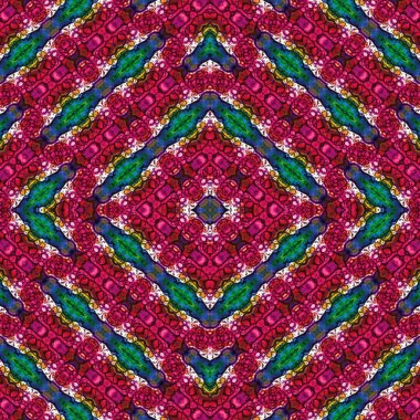 Kusursuz kare soyut desen. Sanat dokusu. Sanat mandala. Simetrik desen