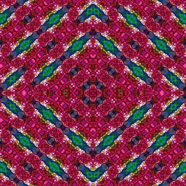 Kusursuz kare soyut desen. Sanat dokusu. Sanat mandala. Simetrik desen