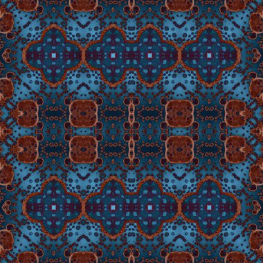 Kusursuz kare soyut desen. Sanat dokusu. Sanat mandala. Simetrik desen